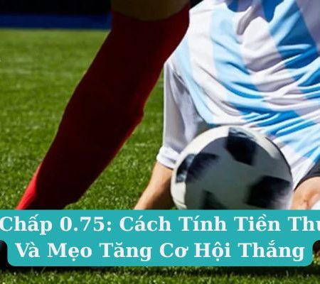 Kèo Chấp 0.75: Cách Tính Tiền Thưởng Và Mẹo Tăng Cơ Hội Thắng
